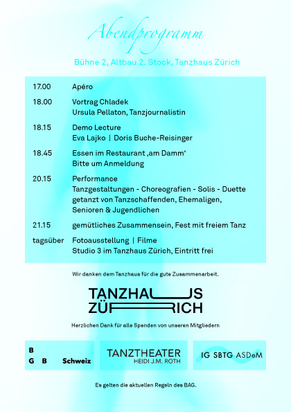 Abendprogramm – Chladek meets Tanzhaus Zürich